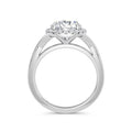 Vicky 18k White Gold Round Halo