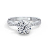 Vicky 18k White Gold Round Diamond Band