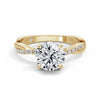 Vicky 18k Yellow Gold Round Diamond Band
