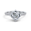 Wendy Platinum Asscher Diamond Band