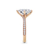 Wendy 18k Rose Gold Oval Diamond Band