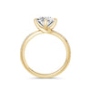 Wendy 18k Yellow Gold Oval Diamond Band