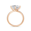 Wendy 18k Rose Gold Princess Diamond Band