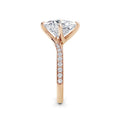 Wendy 18k Rose Gold Princess Diamond Band