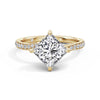 Wendy 18k Yellow Gold Princess Diamond Band