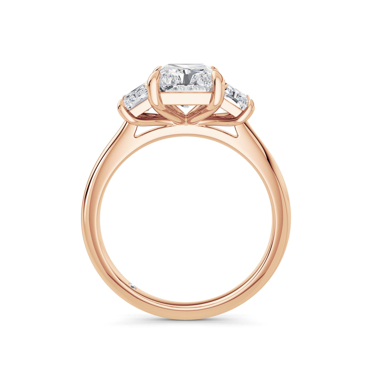 Wendy 18k Rose Gold Radiant Trilogy