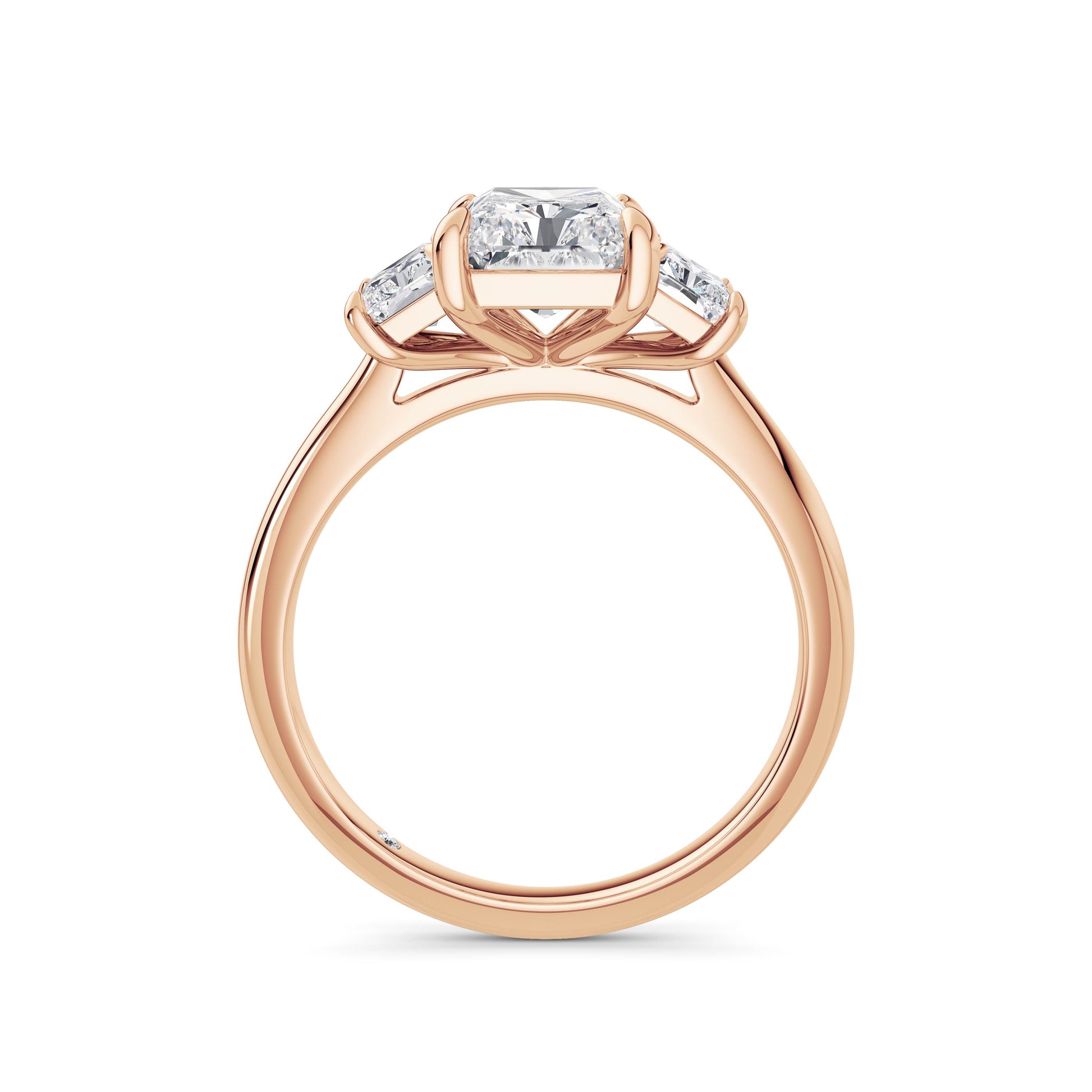 Wendy 18k Rose Gold Radiant Trilogy