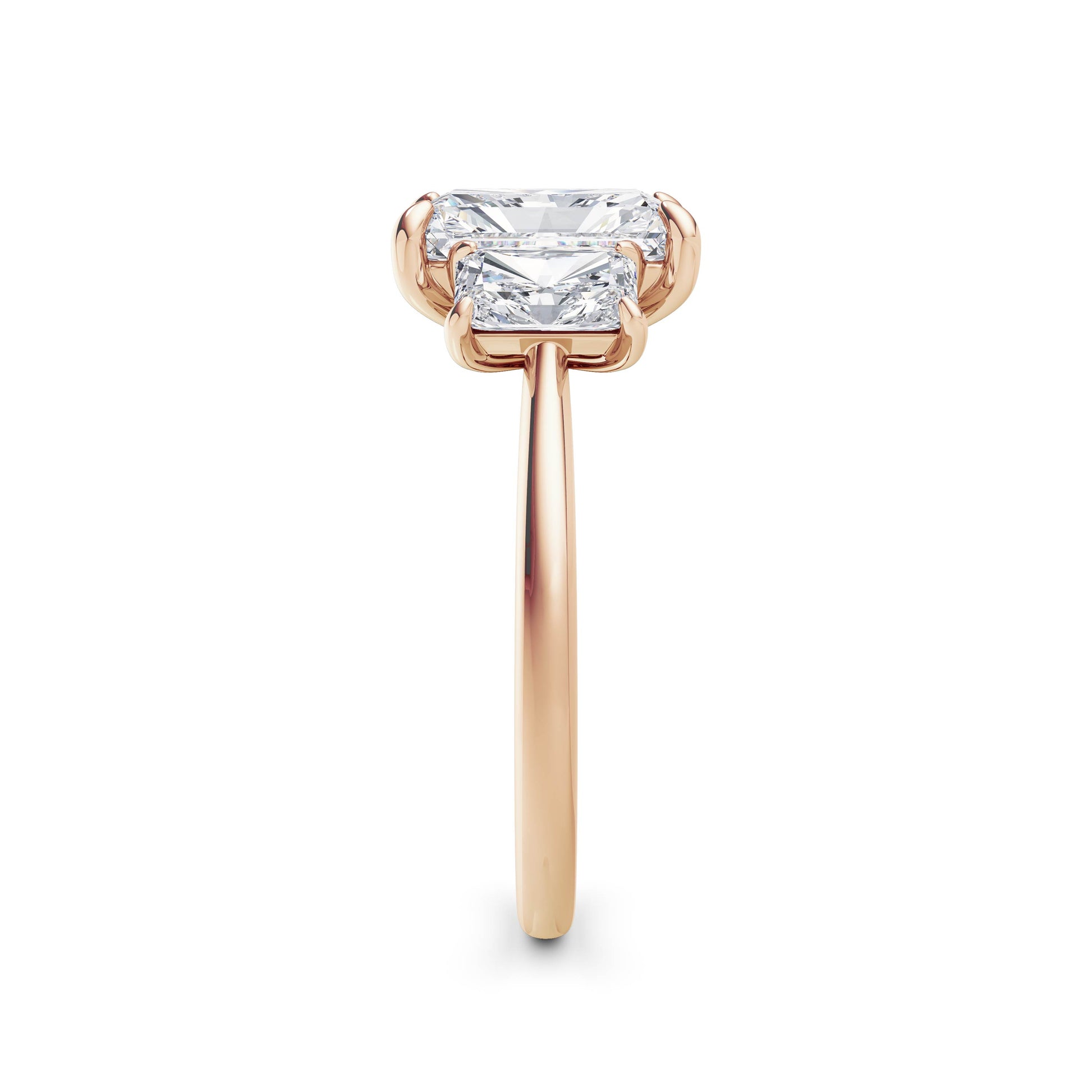 Wendy 18k Rose Gold Radiant Trilogy