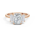 Wendy 18k Rose Gold Radiant Trilogy