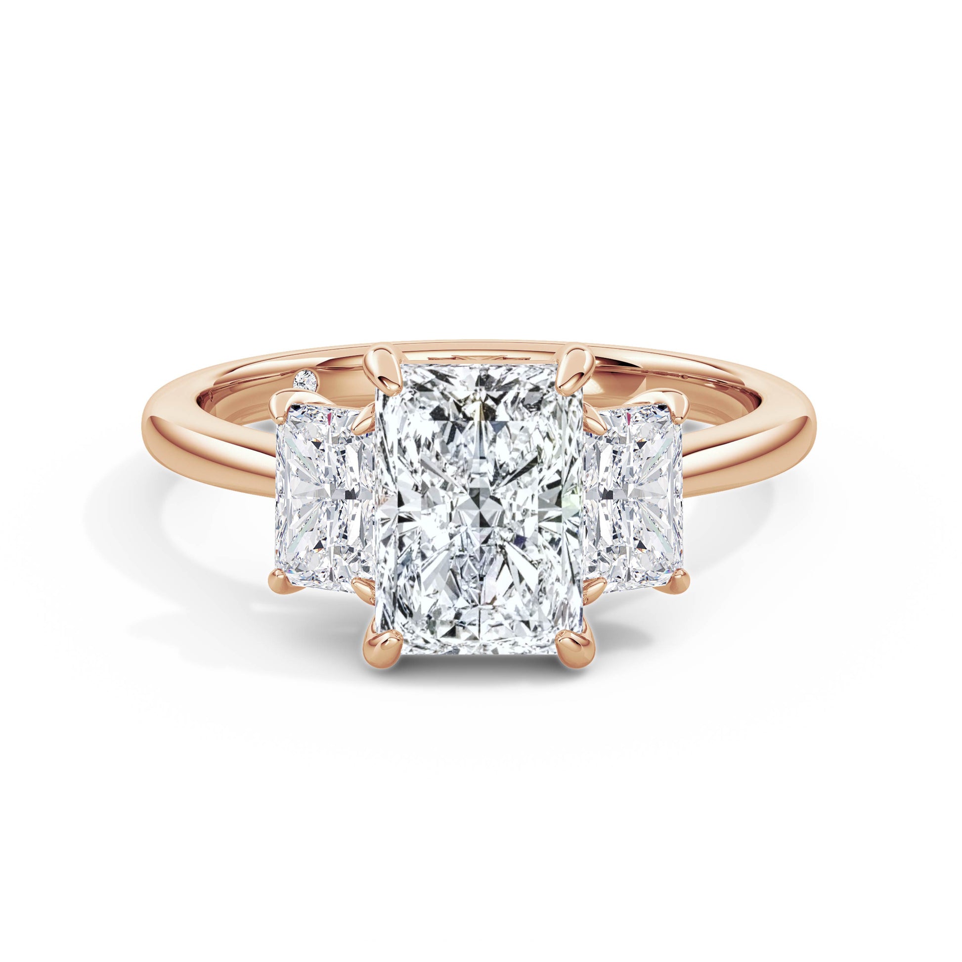 Wendy 18k Rose Gold Radiant Trilogy