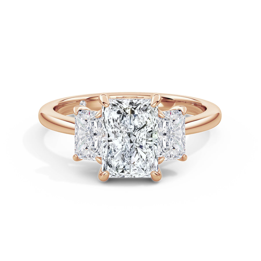 Wendy 18k Rose Gold Radiant Trilogy