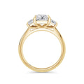 Wendy 18k Yellow Gold Radiant Trilogy