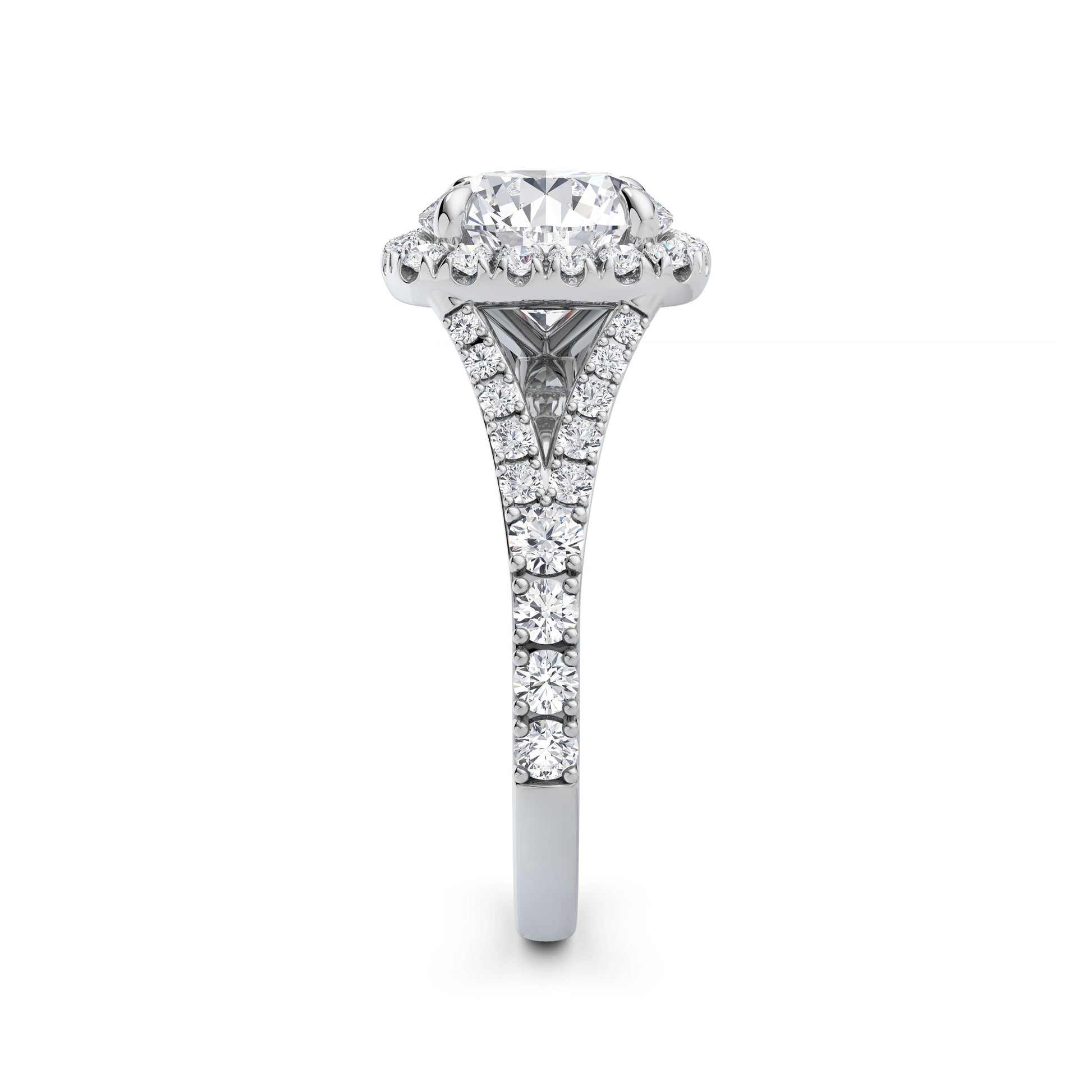 Wendy Platinum Round Halo