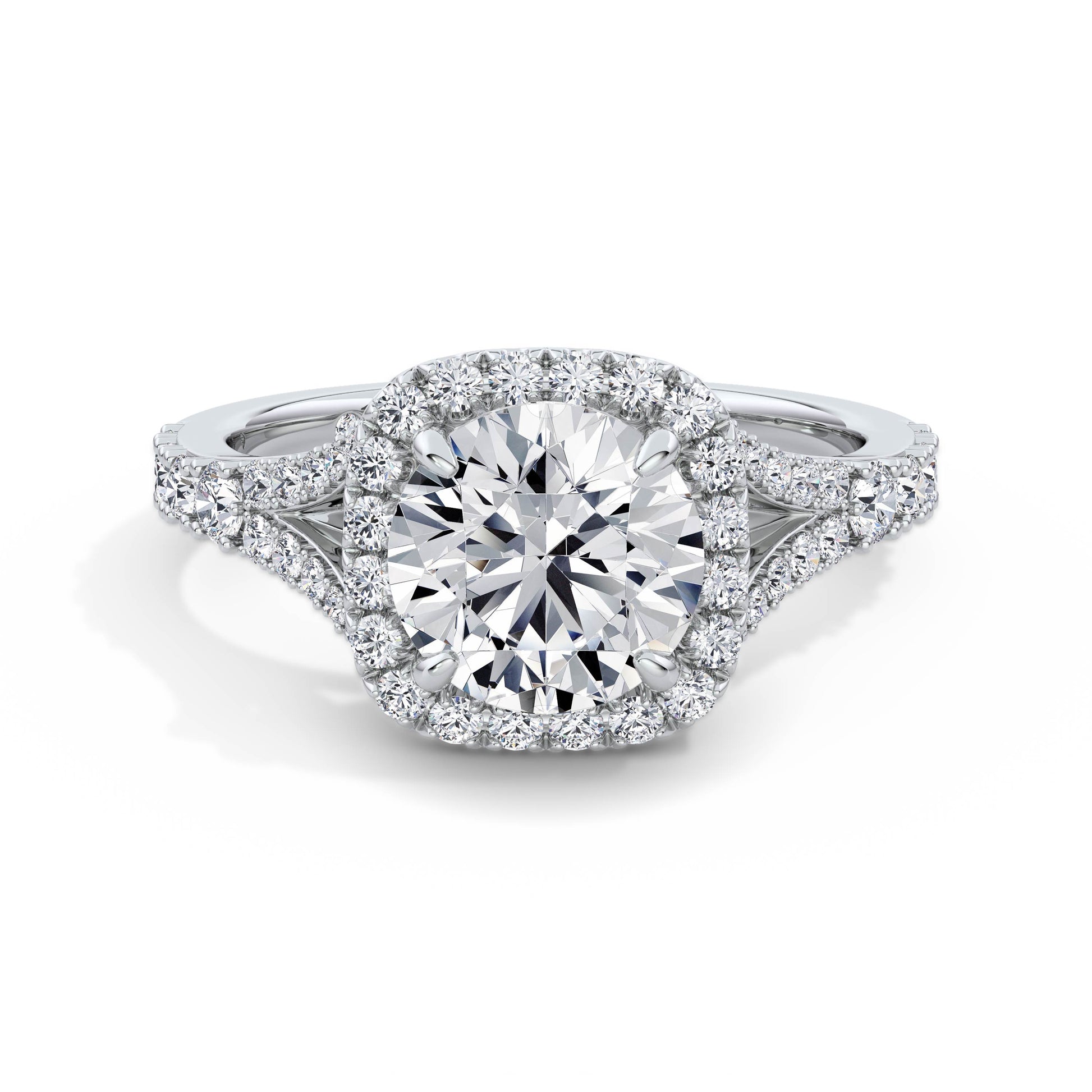 Wendy Platinum Round Halo