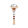 Wendy 18k Rose Gold Round Halo