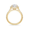 Wendy 18k Yellow Gold Round Halo