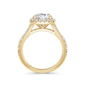 Wendy 18k Yellow Gold Round Halo