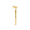 Aries Constellation Lab-Grown Diamond Ring Yellow Gold