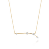 Aries Constellation Lab-Grown Diamond Pendant Yellow Gold