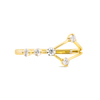 Cancer Constellation Lab-Grown Diamond Ring Yellow Gold