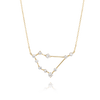 Capricorn Constellation Lab-Grown Diamond Pendant Yellow Gold
