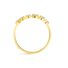 Gemini Constellation Lab-Grown Diamond Ring Yellow Gold