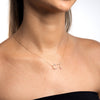 Gemini Constellation Lab-Grown Diamond Pendant Yellow Gold