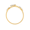 Leo Constellation Lab-Grown Diamond Ring Yellow Gold