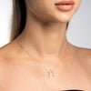 Libra Constellation Lab-Grown Diamond Pendant Yellow Gold