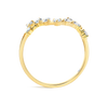 Pisces Constellation Lab-Grown Diamond Ring Yellow Gold