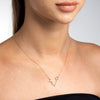 Pisces Constellation Lab-Grown Diamond Pendant Yellow Gold