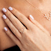 Pisces Constellation Lab-Grown Diamond Ring Yellow Gold