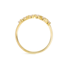Sagittarius Constellation Lab-Grown Diamond Ring Yellow Gold