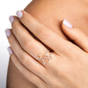 Sagittarius Constellation Lab-Grown Diamond Ring Yellow Gold