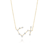 Scorpio Constellation Lab-Grown Diamond Pendant Yellow Gold