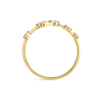 Taurus Constellation Lab-Grown Diamond Ring Yellow Gold