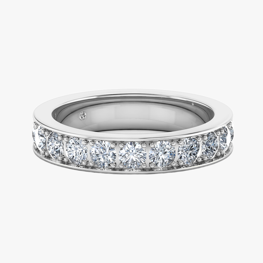 18K White Gold