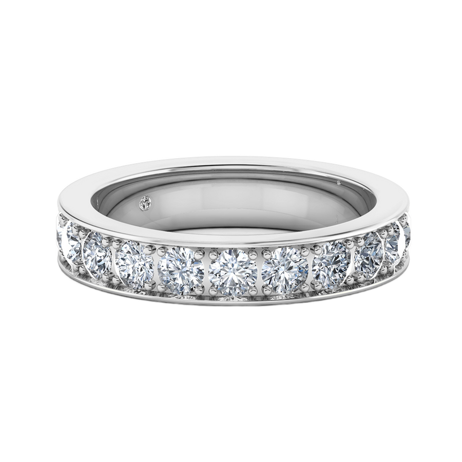 18K White Gold