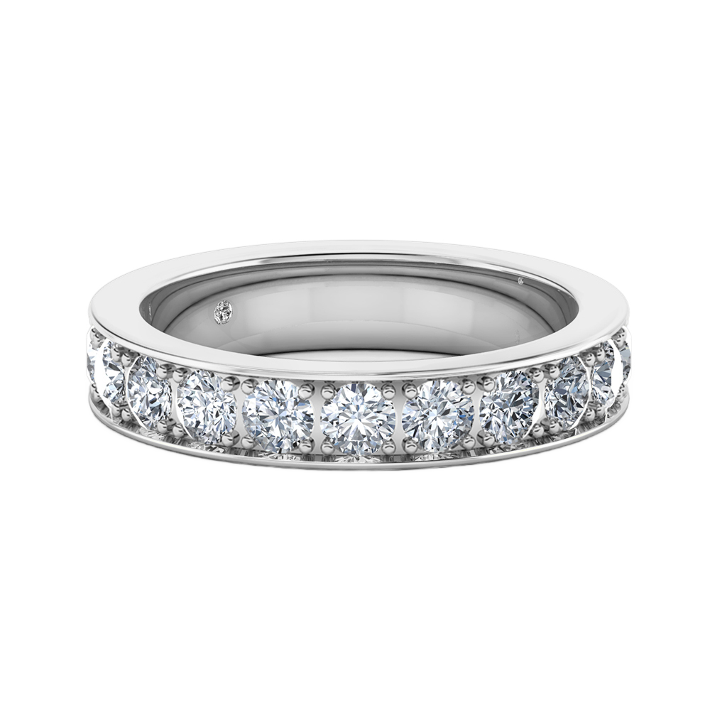 18K White Gold