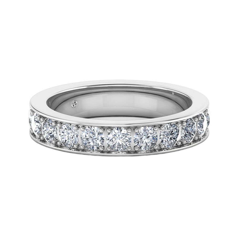 18K White Gold