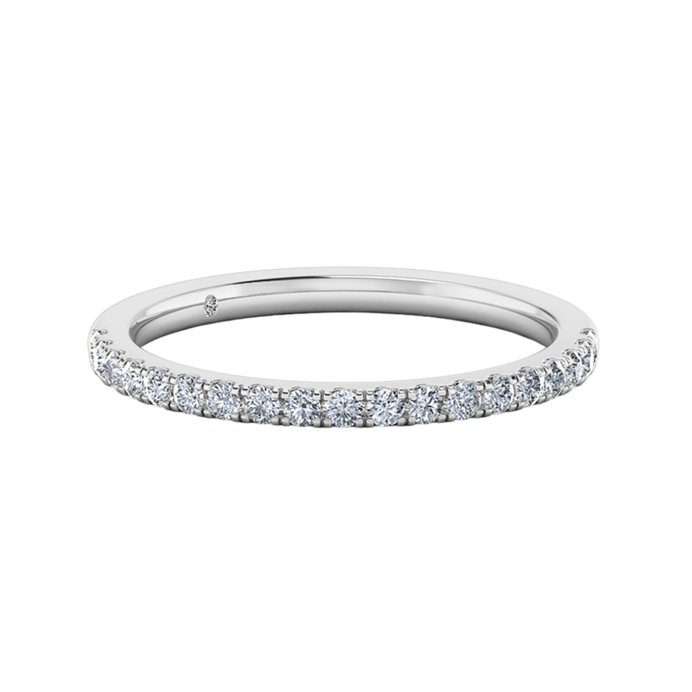 18K White Gold