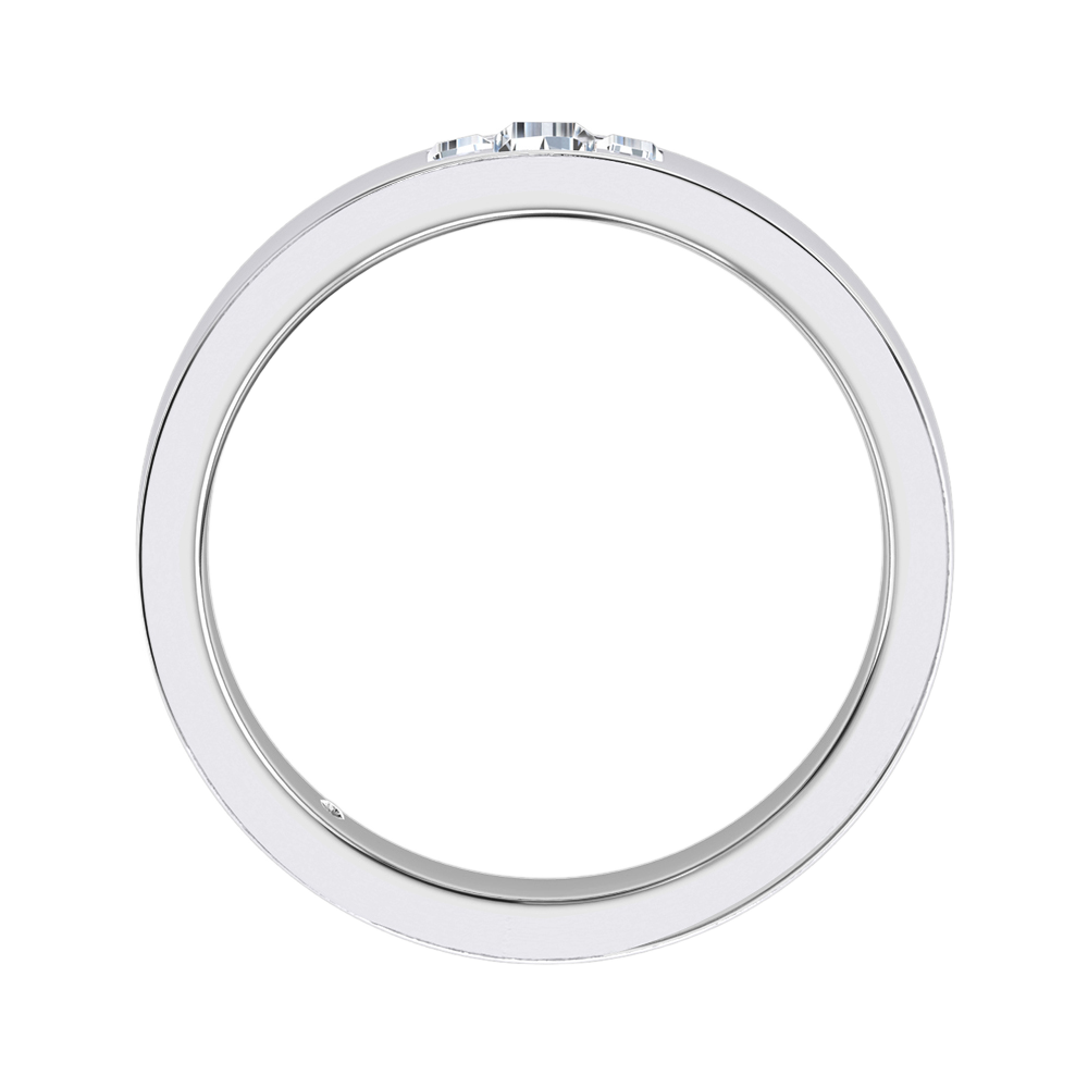 18K White Gold