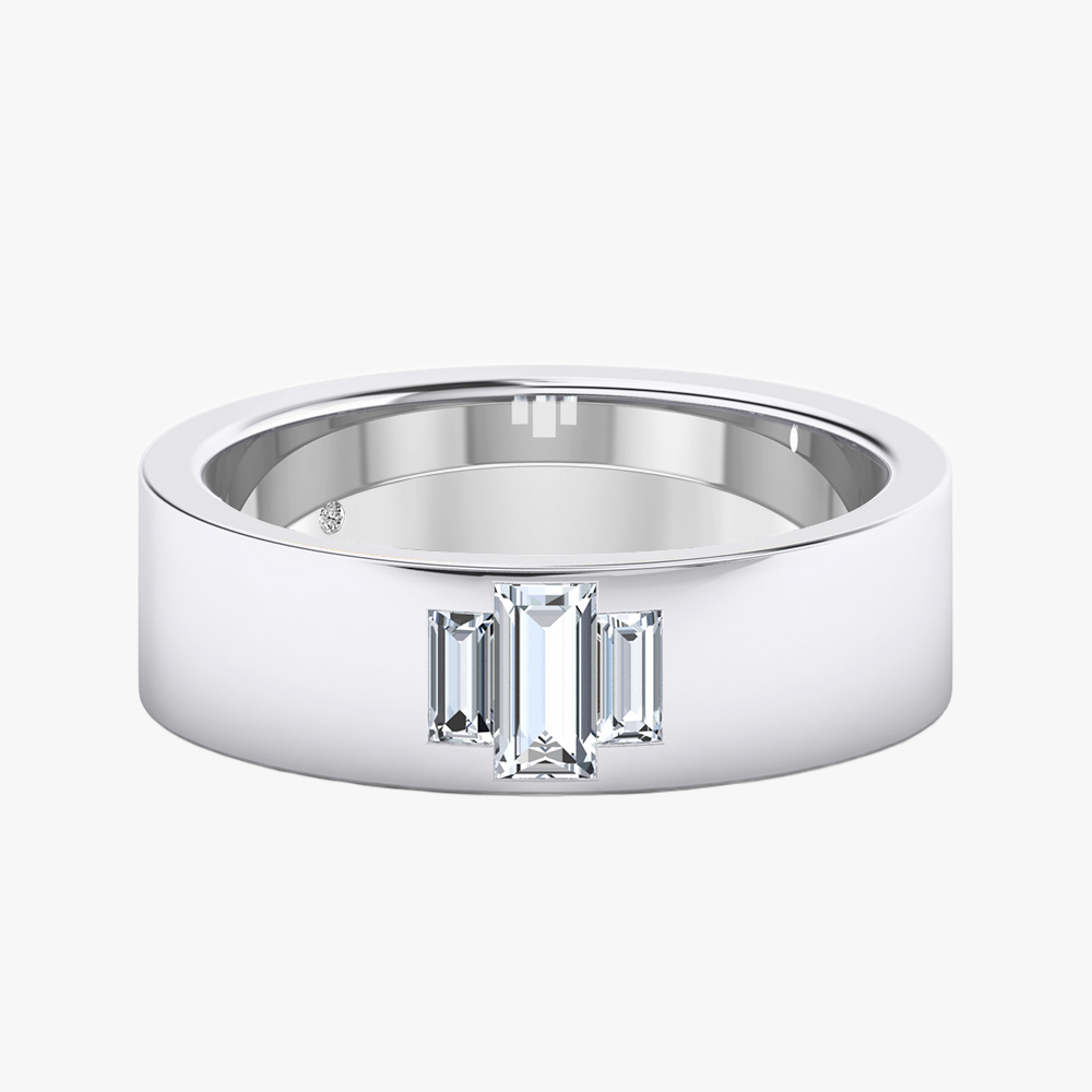18K White Gold