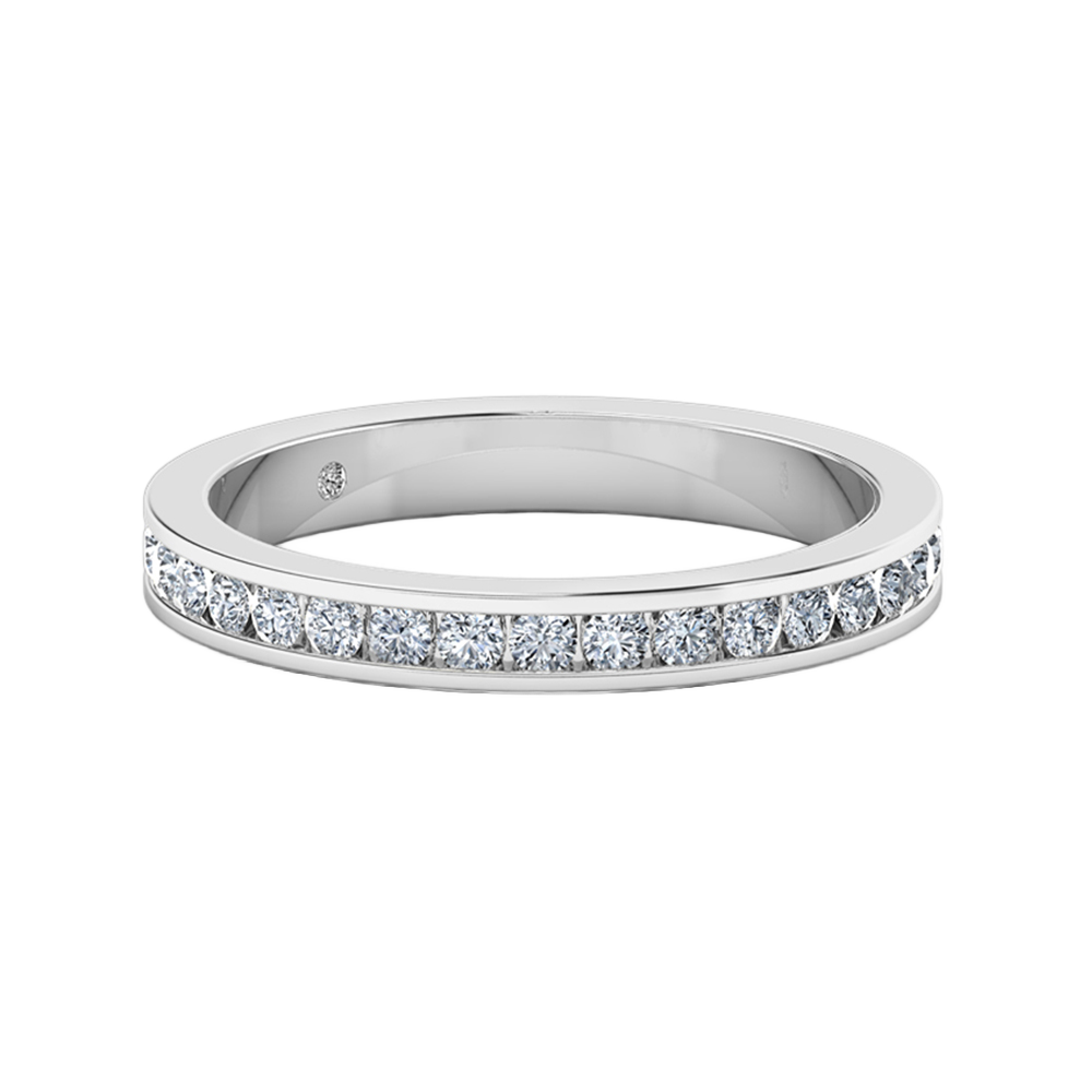 18K White Gold