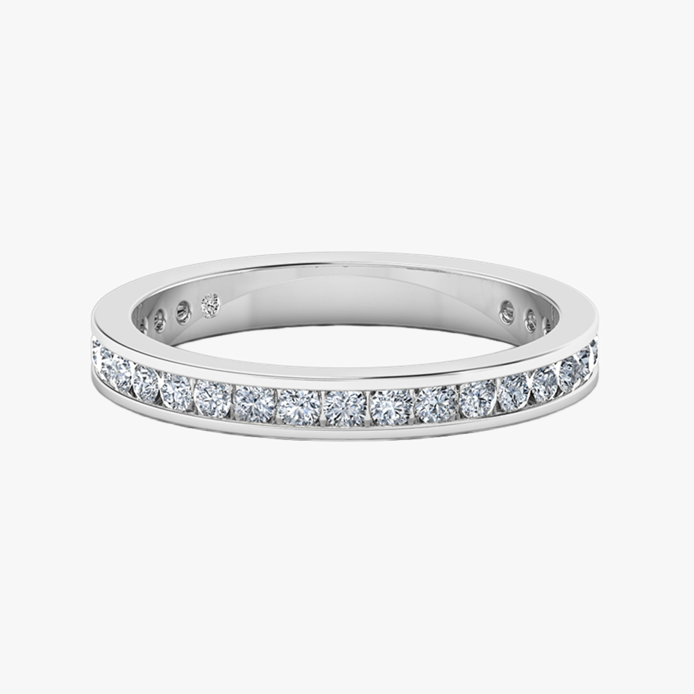 18K White Gold