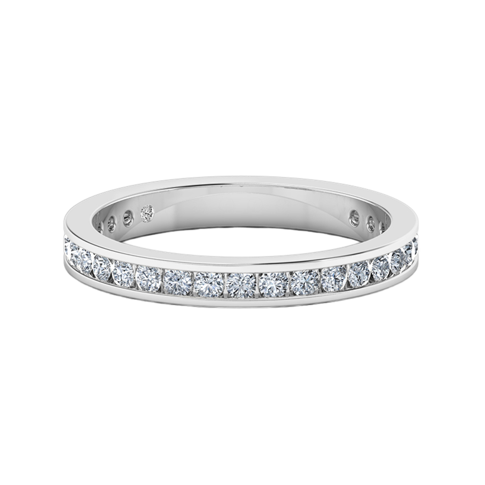 18K White Gold