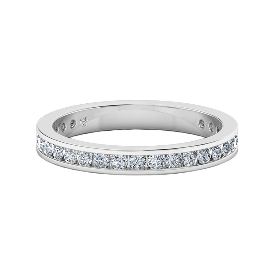 18K White Gold
