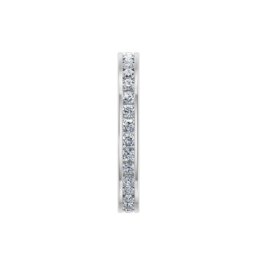 18K White Gold
