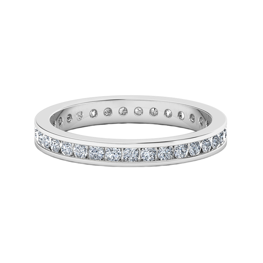 18K White Gold