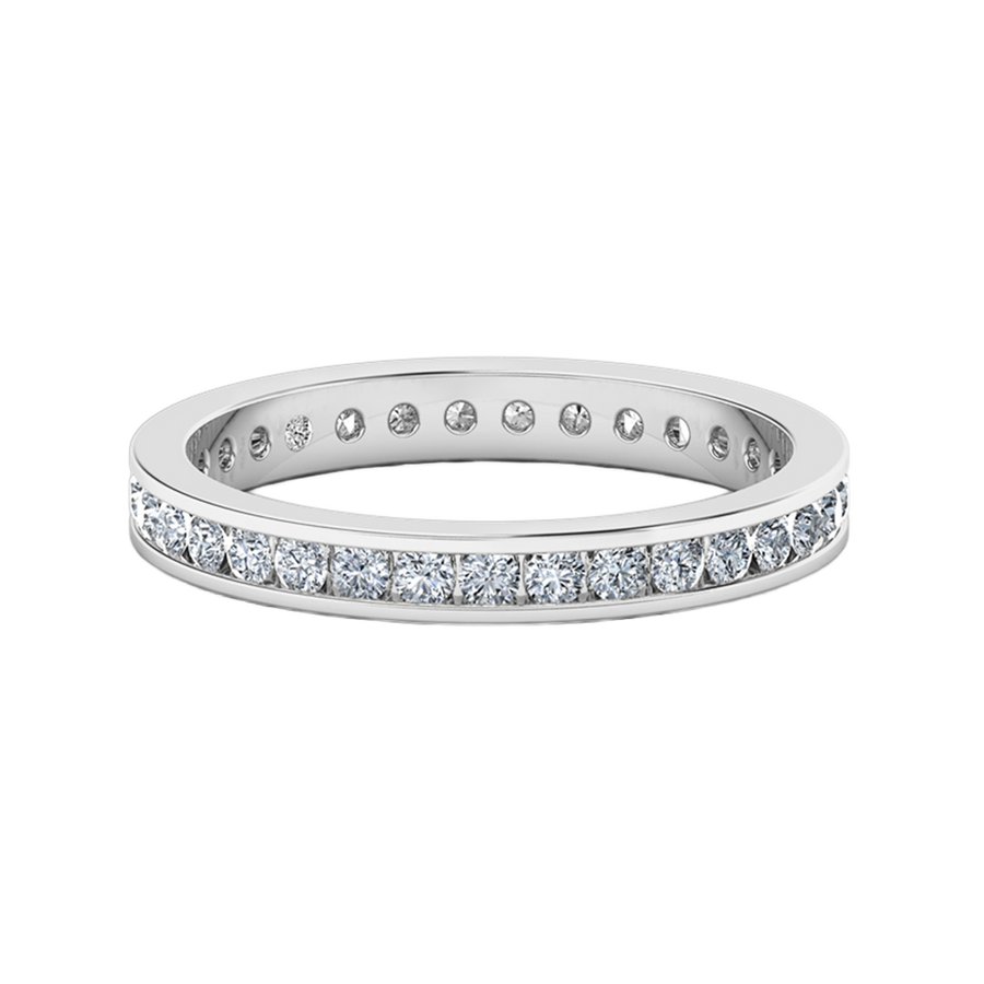 18K White Gold
